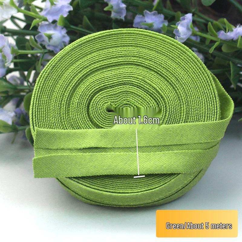 Elastic Cotton Knit Piping Tape for Baby Clothes and No-Iron Decoration