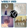 70pcs Anti-Rust Open Type Screw Eye Ring Hook Premium Metal Hardware Set Combination Kit  Kitchen