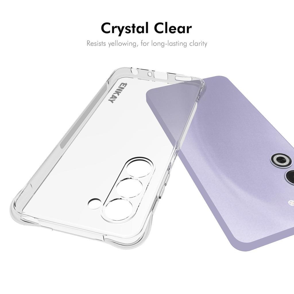 Für Oppo A5 5G Klare Handyhülle ENKAY HAT PRINCE Stoßfest Rutschfest TPU Hülle