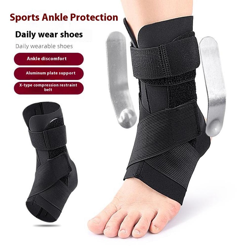 107 1Pc Sports Ankle Support Brace Professional Compression Protection Ankle Guard, Size L