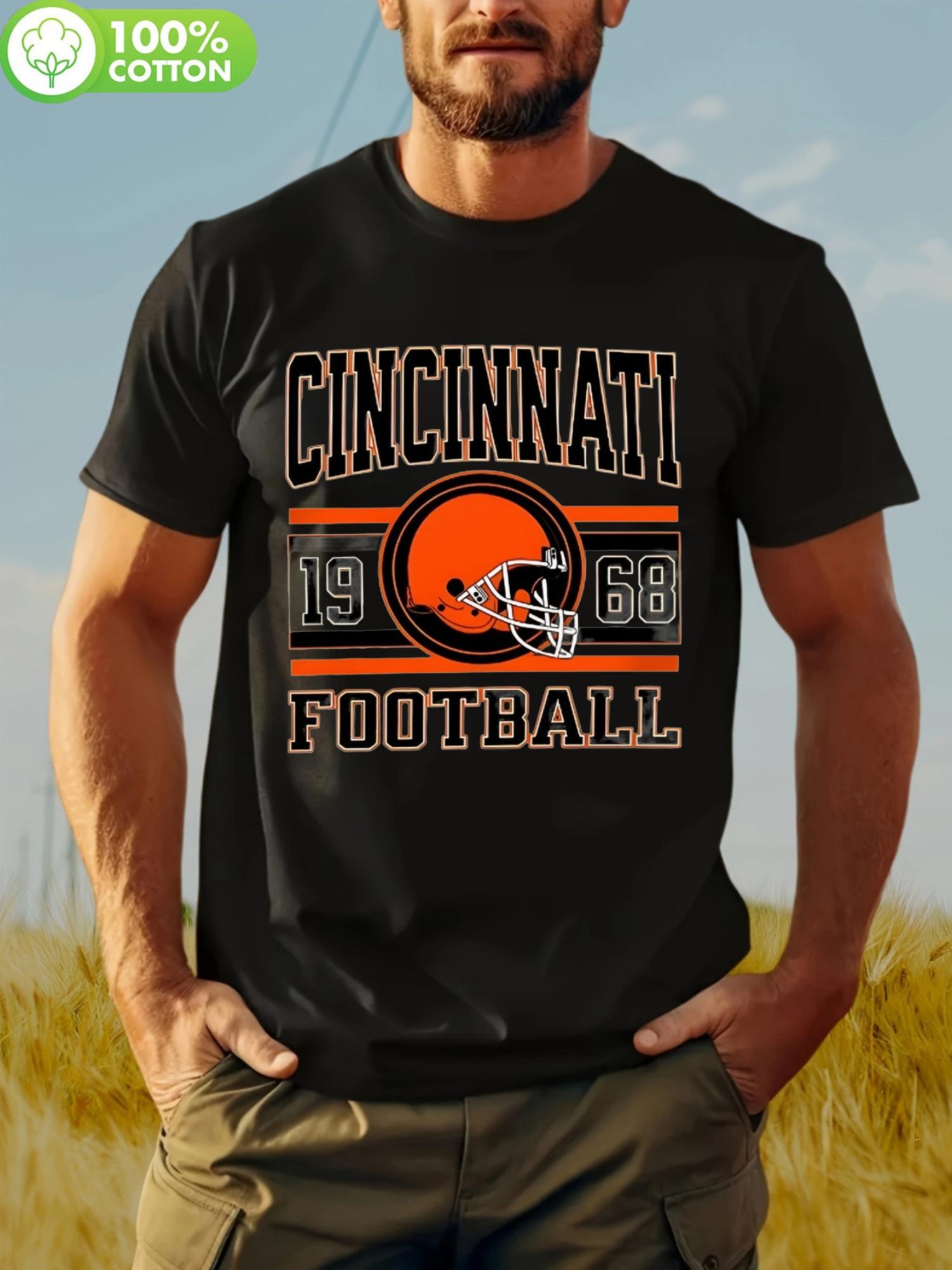Cincinnati FC Graphic T-shirt - 100% Cotton Crew Neck Short Sleeve XXXXL