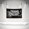 M-Morbids Angel Flag Rock Music Band Banner HD Printing Tapestry Exhibition, Music Band Fans, Garage Decor