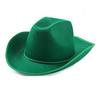 Color Felt Solid Cowboy Hat Sewing Craft Party Costumes Holiday Supplies Gifts