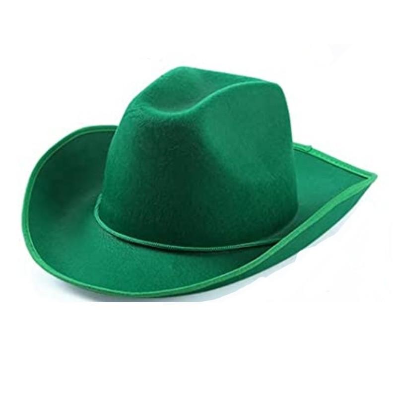 Color Felt Solid Cowboy Hat Sewing Craft Party Costumes Holiday Supplies Gifts