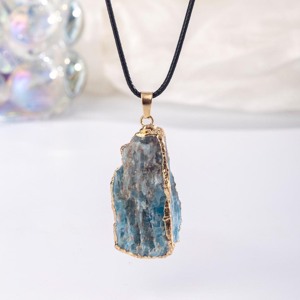 Natural stone irregular pendant, Baroque amethyst shaped necklace, jewelry,Christmas gift, Stocking stuffers, Valentine's Day gift, girlfriend gift