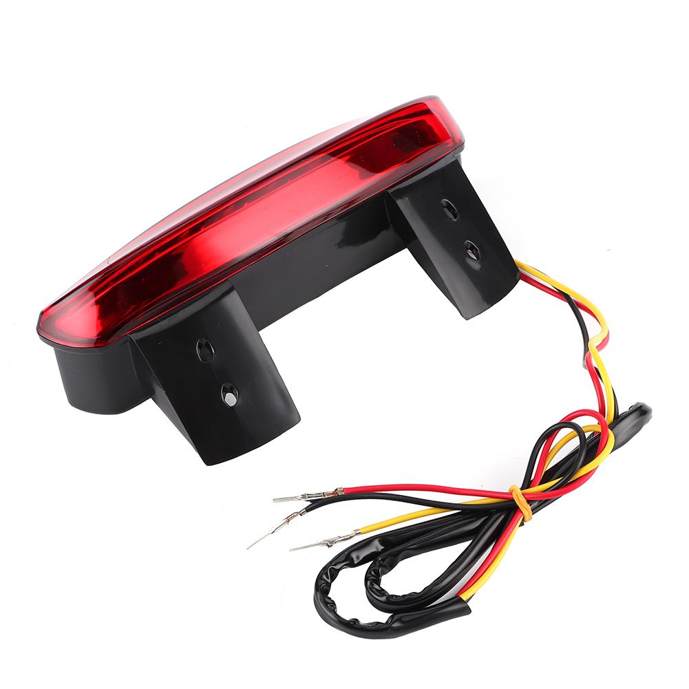 Motorcycle Tail Light Fender Edge Brake LED Lamp Fit for Touring XL 883 1200