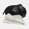 [Gebraucht] Gucci gesteppte Leder GG Marmont Matelassé Gürteltasche 38/95 'Schwarz' - Gut #1TOV7IS