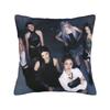 Kpop Style Babymonsters Group Pillowcase Printing Polyester Cushion Cover Decoration Throw Pillow Case Cover Home Zippered 45X45Cm