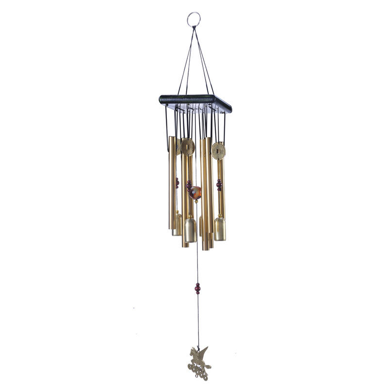Vintage Hanging Decoration Wind Chimes Antique Crafts Yard Home Ornaments Copper Bells