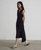 Artid V-Neck Asymmetrical Dress_Black