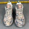 Chinese Style Fashionable Casual Shoes Men's Summer New Versatile Heightening Trendy Shoes Snake Pattern Leather Sports Shoes Outdoor Street Sneakers
