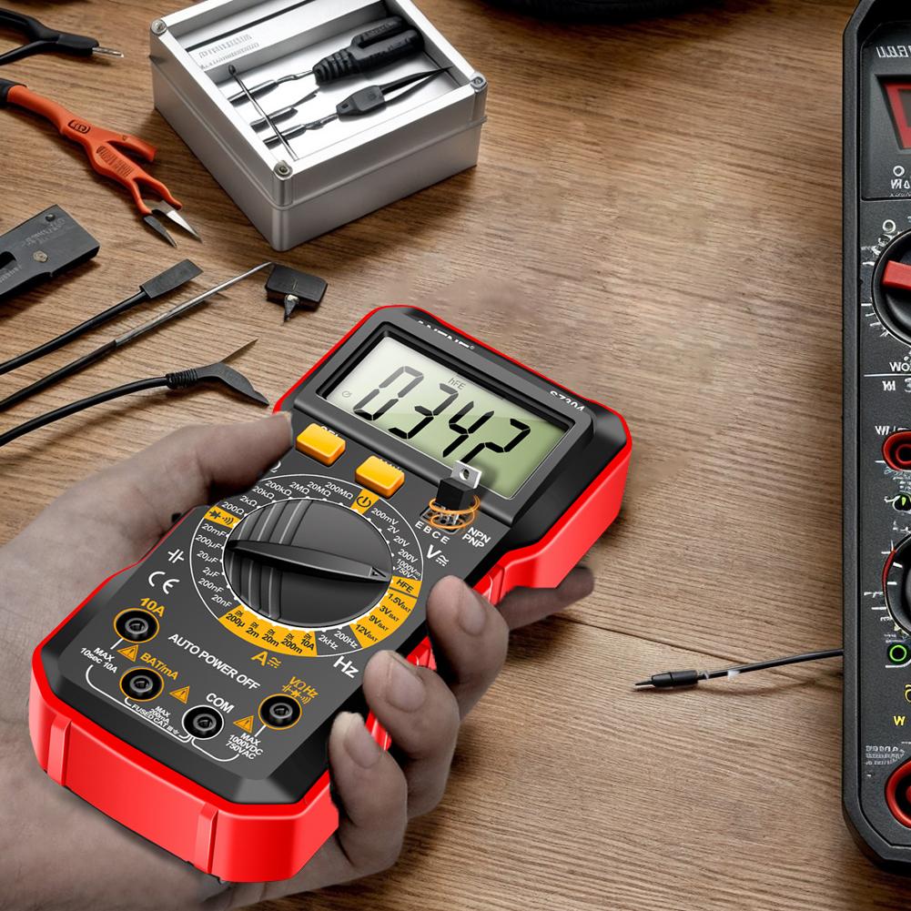 ANENG Digital Multimeter Multifunctional Voltage Resistance Meter AC/DC Voltage Current Ohm Test Tool for Diode/Transistor Check