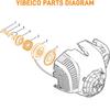 Recoil Starter Repair Kit for Bg86 Bg86c Bg56 Bg56c Sh86 Sh56 Handheld Leaf Blowers Durability Plastic Steel Build
