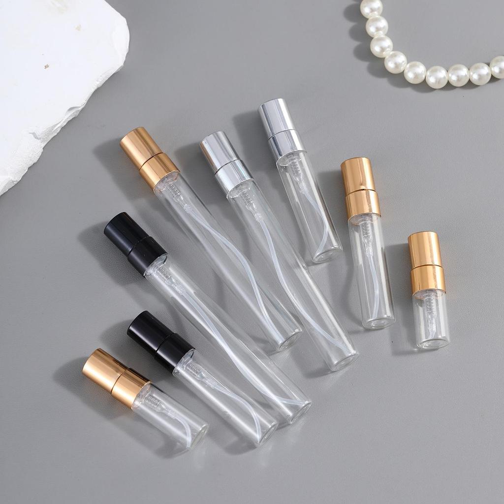 Mini Portable Perfume Atomizer: 2ml, 3ml, 5ml, 10ml Glass Spray Bottle