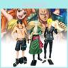 Wysokiej Jakości Zestaw Figur Anime Pvc Zawierający Pewne Siebie Modele Zoro, Ace'a i Sanjiego