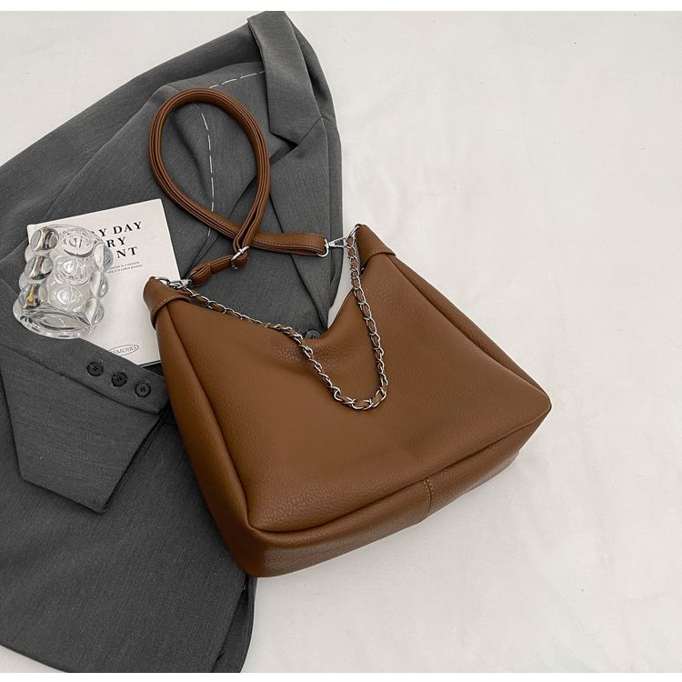 

Рабочая сумка-мессенджер через плечо для женщин Весенне-летняя женская сумка-тоут Сумка кроссбоди Сумка подмышку коричневый