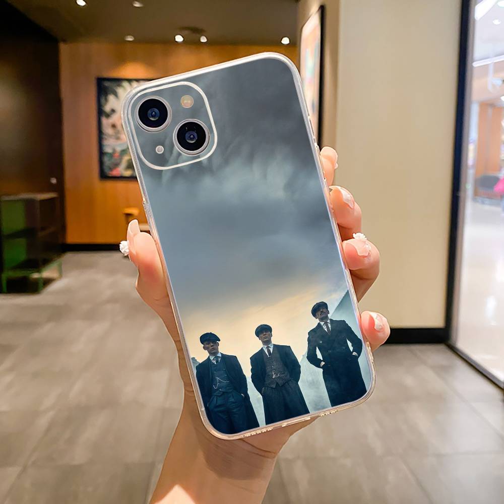 P-Peaky-B- Blinders-movie Phone Case For iPhone17,16,15,14,13,12,11 ,Pro Max,16/15/14 Plus  XS Soft Silicone Transparent Cover