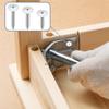 BAAJ-180Piece Wood Sheet Metal Screw Thread Truss Head Fast Self Tapping White Pan Cabinet Screws Wood Work