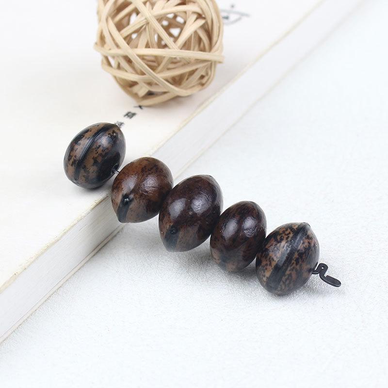 Wood Fish Fruit Bodhi Seed Loose Beads for DIY Bracelets and Rosary Jewelry