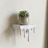 Stable Drip Floating Shelf 3D Printed Wall-Mounted Display Stand Melting Wall Shelf  Living Room