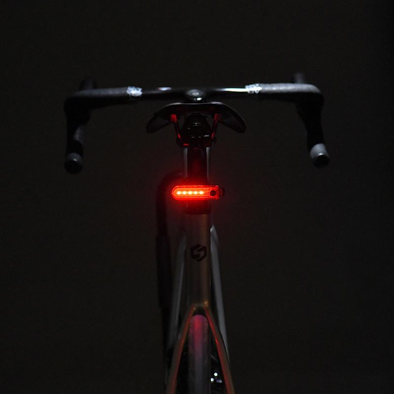 USB Rechargeable LED Rear Bike Light Waterproof Ultra Bright 4 Modes Bicycle Tail Light Safety Warning Flashlight