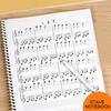 50 Pages Musical Notation Staff Notebook Music Manuscript Writing Paper