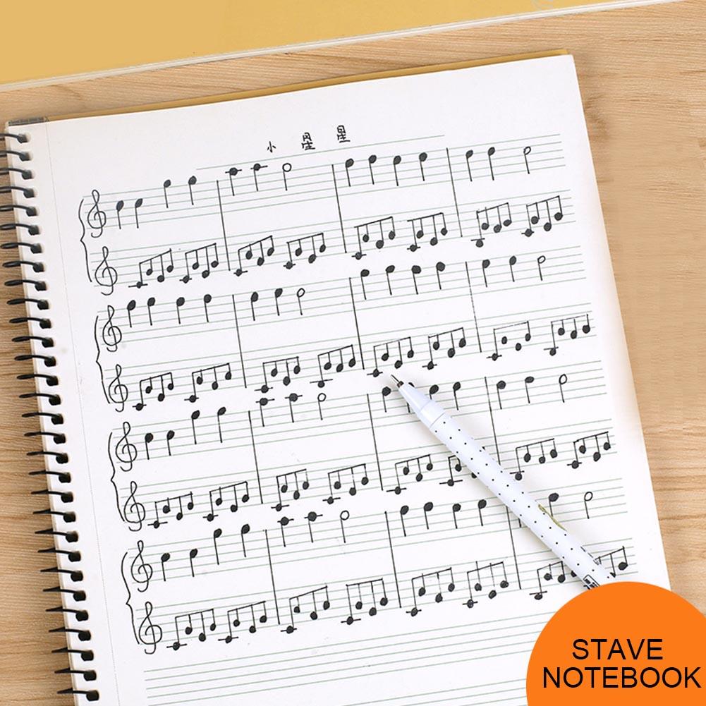 50 Pages Musical Notation Staff Notebook Music Manuscript Writing Paper