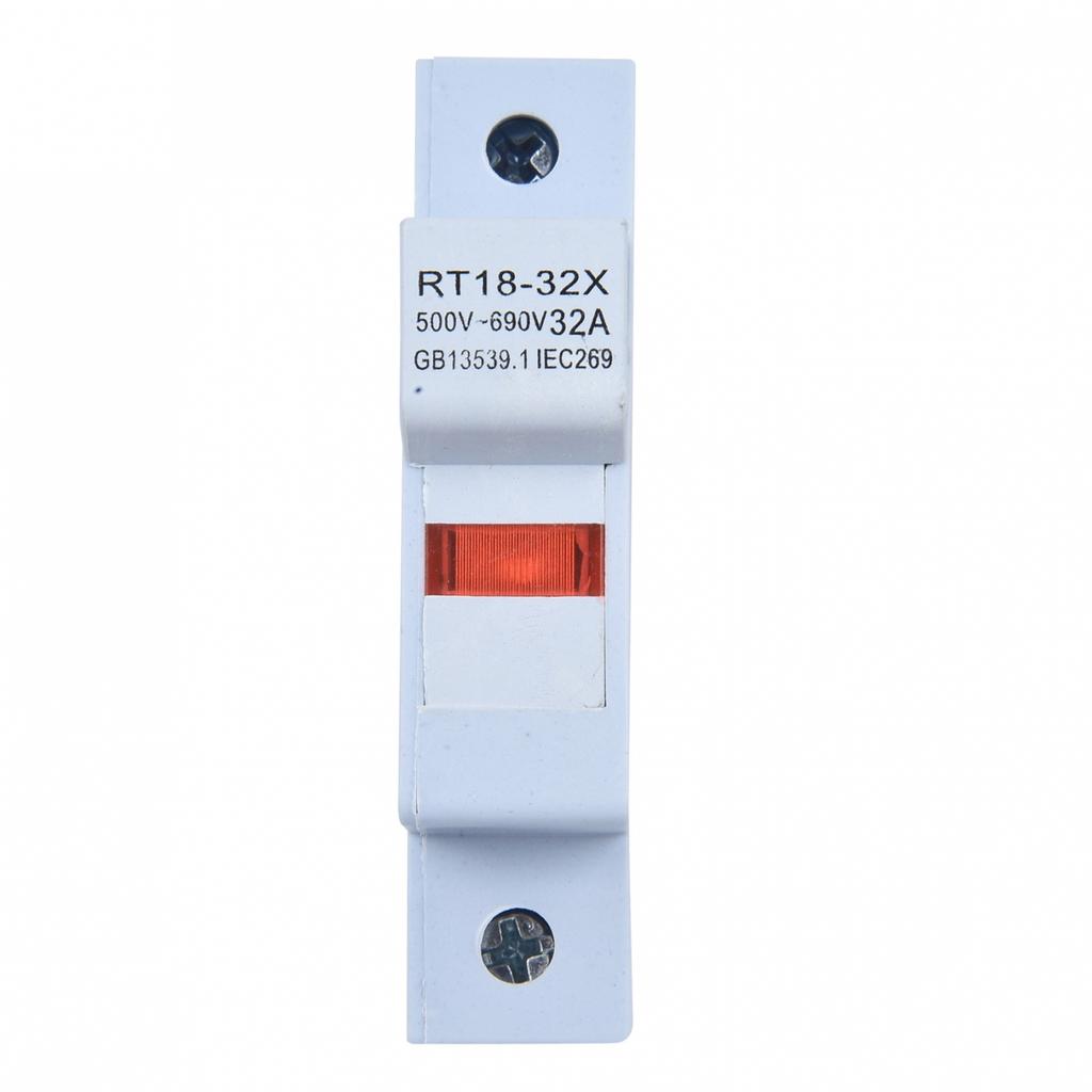 RT18-32X 1P 32A 10x38mm Držiak poistky na DIN lištu so svetelnou LED indikáciou