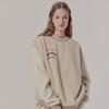 BRIAN BERRY Arc Fleece Block Tee_Ivory