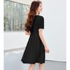 Sanpowa Women's Summer V-Neck A-Line Dress