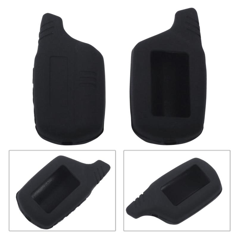 For B9 B91 B6 B61 A91 A61 V7 Silicone Cover for Key for Case Car Alarm Remote Controller LCD Transmitter Keychain Access