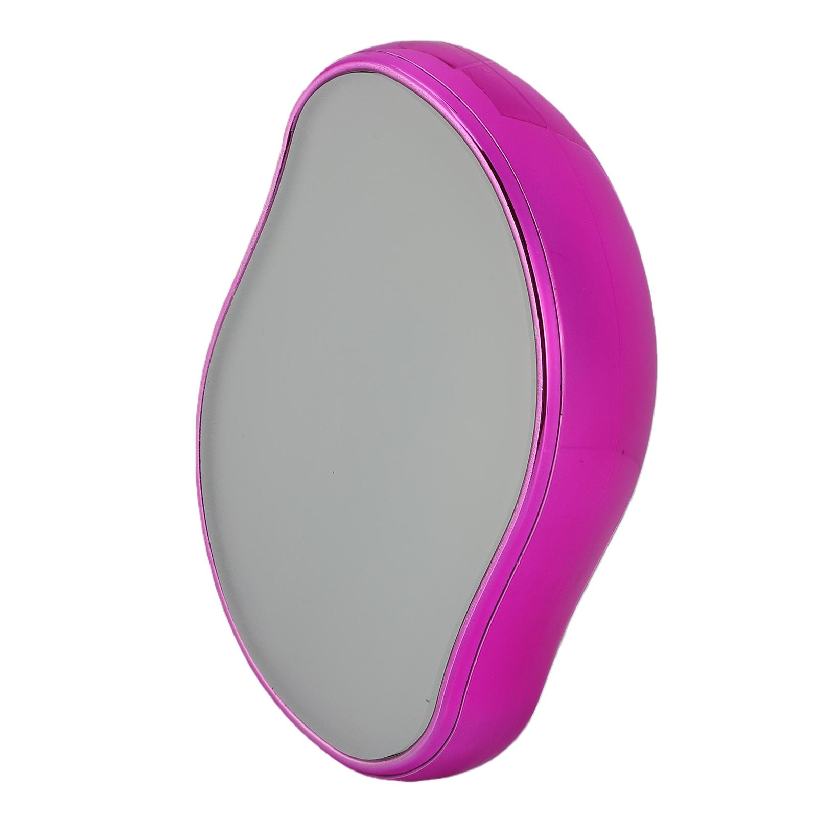 

Crystal Hair Eraser Gentle Reusable Portable Exfoliation Hair Remover for Arms Legs Back Chest Rosy Grooved Crystal