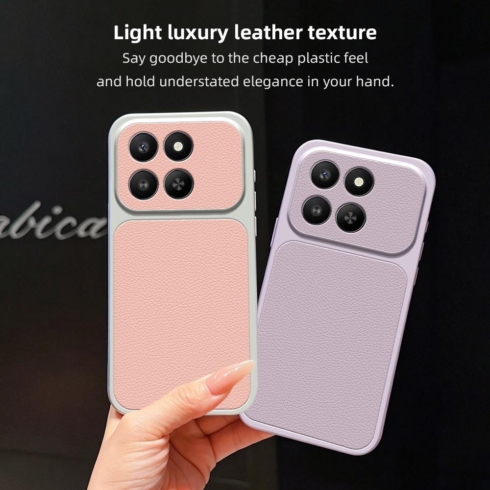 For Honor 400 Smart Case Honor X7d Cover Honor X7d Leather Case Luxury Lens Protection Protect Matte leather Back Cover