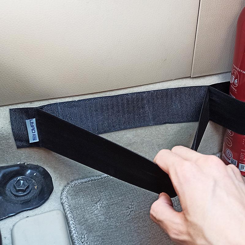 4/5/6/7/80Cm Car Trunk Organizer Firm Magic Tape Cars Stowing Tidying Fixed Belt Auto Tool Fire Extinguisher Storage