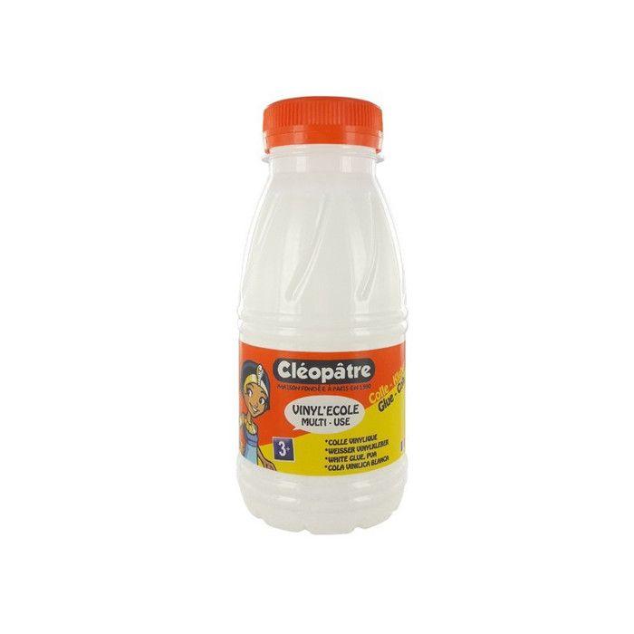 Colle vinylique - CLEOPATRE - Vinyl'Ecole - 250 gr - Multi-matériaux - Idéale pour bricolage