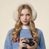Lukku Earmuffs Winter Women's Fur Foldable Earmuffs K256