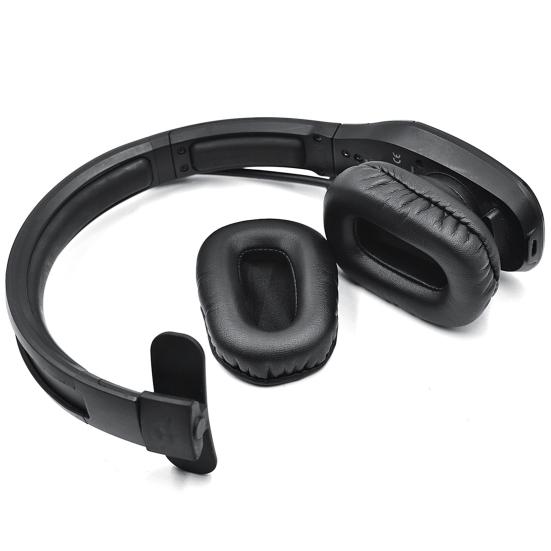 1 Pair Ear Pads Easy Installation Skin-friendly Sponge Earphone Ear Pads for Vxi BlueParrott B450-XT B450XT Headset