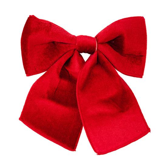 Yousheng Christmas Tree Bow Pendant Velvet Bow Topper Wreaths Doors Decor Wire-Reinforced Edges Gift Bows Holiday Decoration