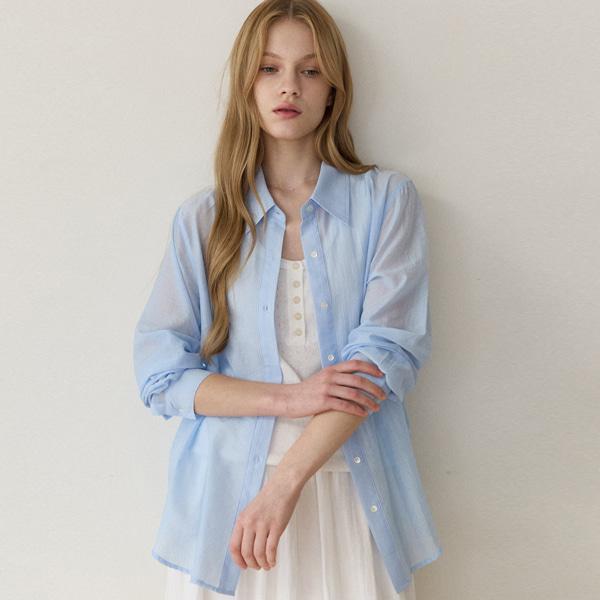 BRINGMYTHINGS Live Summer Sheer Shirt_2 Colors