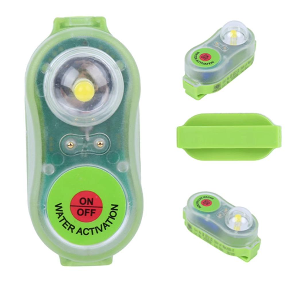 2pcs Waterproof LED Life Jacket Light Lightweight Emergency Signal Light  Outdoor Accessories