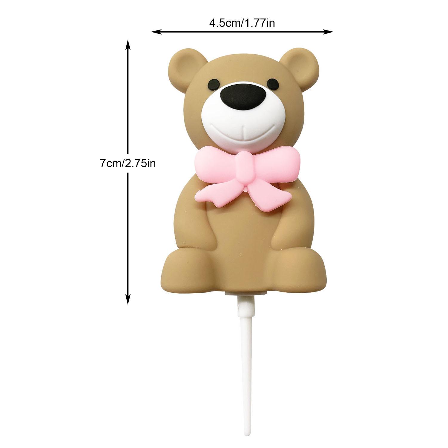 

33Pcs Balls Cake Decorations 3D Bear Balls Cake Toppers for Boy Girl Baby Shower Birthday Gender Reveal Wedding Party Supplies