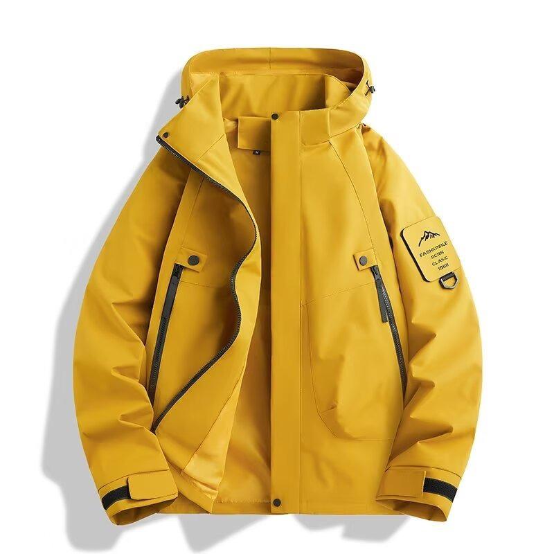 Veste d'extérieur à capuche polyvalente, tendance et triple protection
