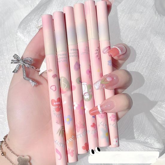 

1,5 мл подводка для глаз, простой в использовании инструмент для макияжа, мини-безопасная жидкая подводка для глаз шелкопряда для свадьбы B