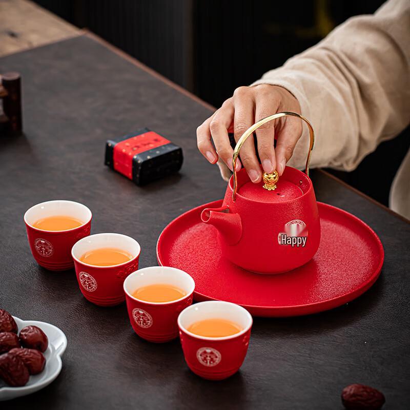 Ceramic Chinese Wedding Tea Set