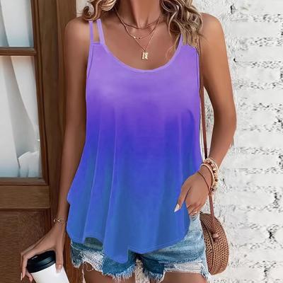 European & American Women's Gradient Sleeveless Color-Changing Camisole 2026
