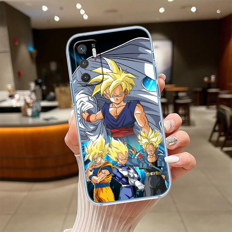 RE25 Dragon Ball Gohan Transparent Phone Case for Motorola Moto G7 G8 G9 G84 G85 G73 G24 G15 Z2 Play Power Plus