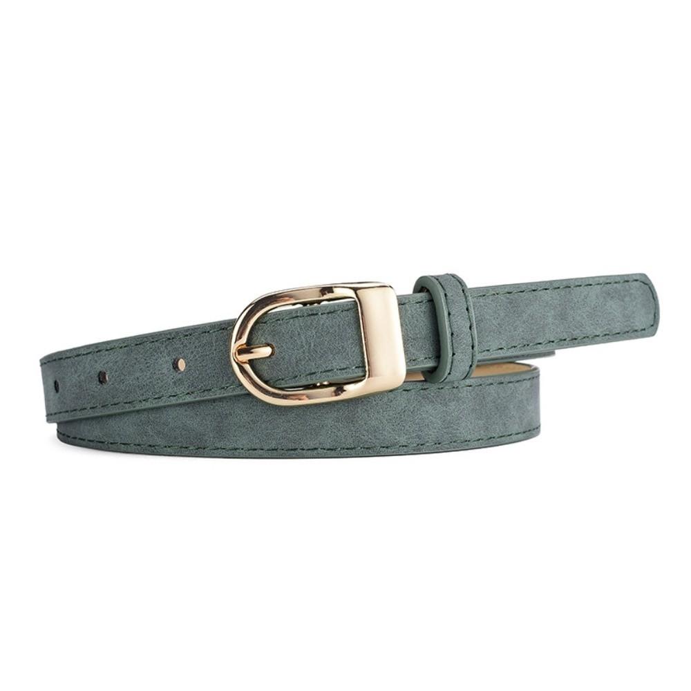 Casual Suede Leather Belt Luxury Design Waistband Trendy Business Waist Belt  For Women