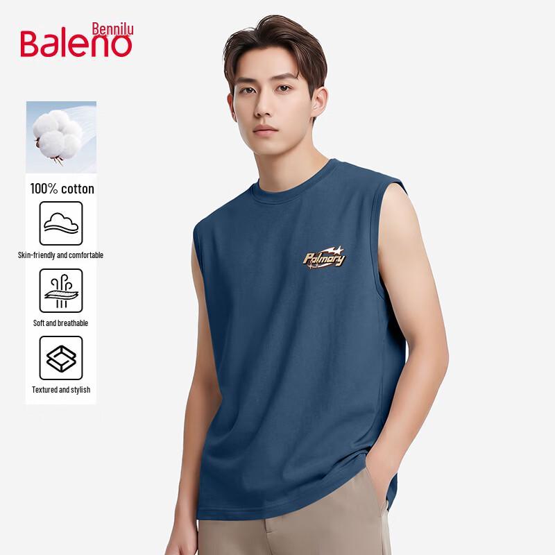 Baleno Men s Pure Cotton Sleeveless Vest 4XL