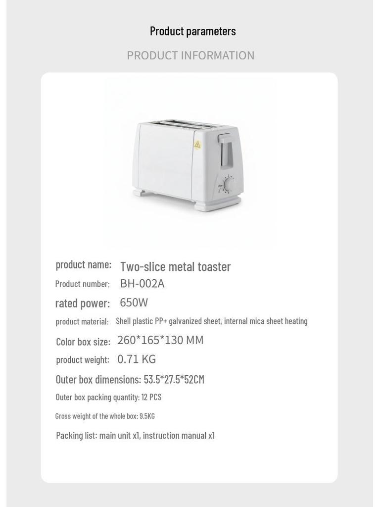 Multifunctional Toaster Oven and Bread Maker
