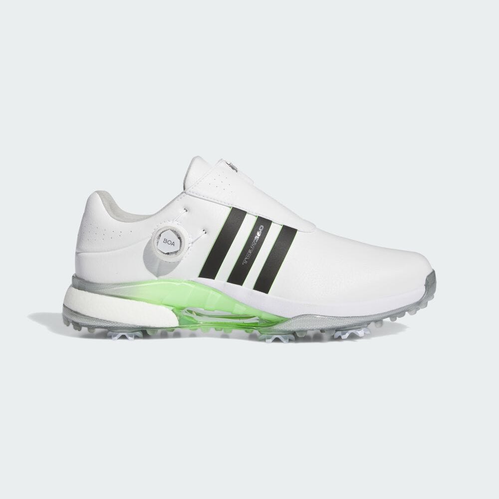 

Adidas Tour 360 24 bore Взуття Біле взуття та взуття Спортивне взуття ЧОЛОВІЧИЙ ГОЛЬФ IF0251 Взуття Білий/Core Black/Green Spark 40